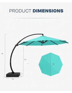 11 Feet Patio Umbrella