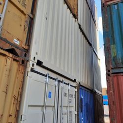 20' Std One Trip Beige With Lock Box