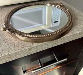 Round Vintage Mirror