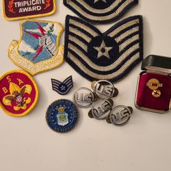 Collection Of Military Patches And More