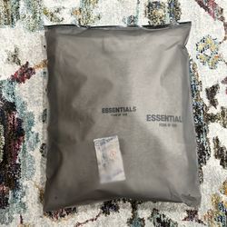 Size Small Dark Oatmeal Fear of God ESSENTIALS Hoodie SS22