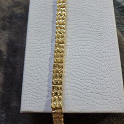 Mens Gold Plated Braclet 