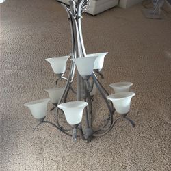 Frosted Glass Chandelier!