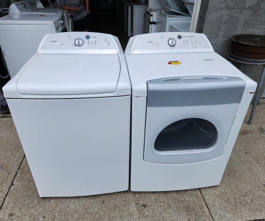 WHIRLPOOL CABRIO WASHER AND ELECTRIC DRYER DELIVERY IS AVAILABLE AND HOOK UP 60 DAYS WARRANTY 