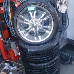 $700 llantas con rines de 5 virlos instalacion gratis