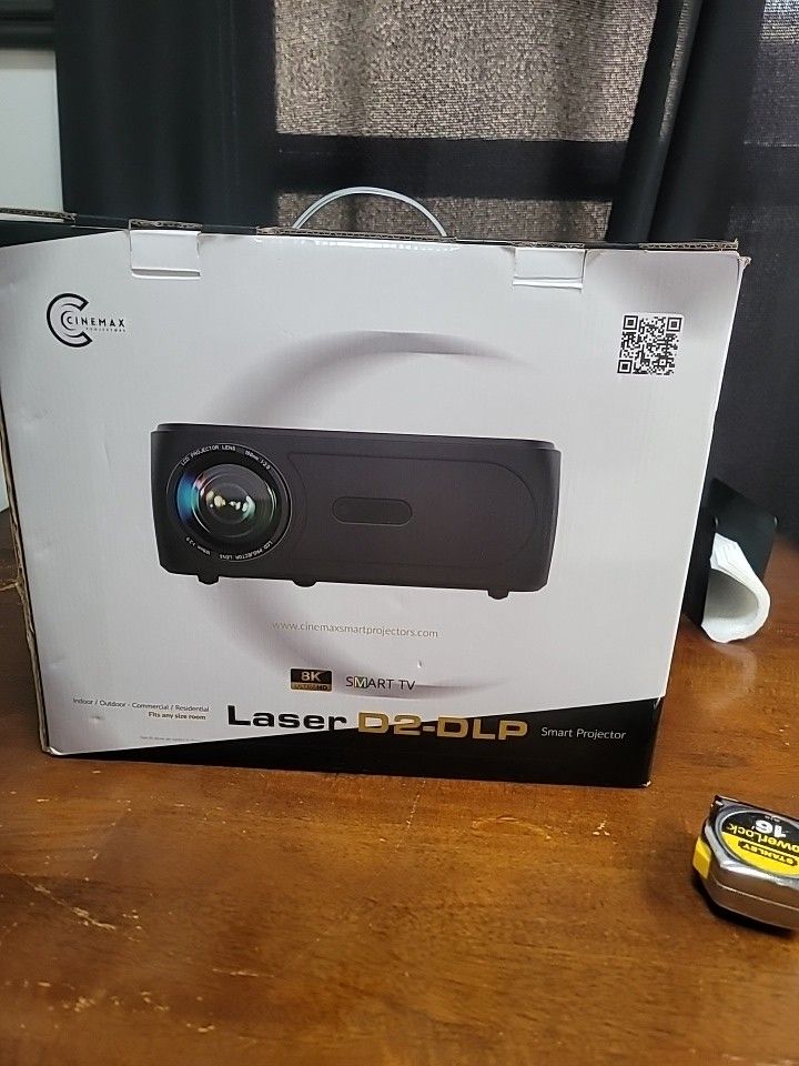 Cinemax Projectors Laser D2-DLP Smart Projector 8K Ultra HD SMART TV