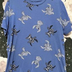 Disney Stitch Funny Skeleton Shirt 
