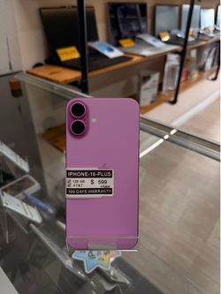 Apple iPhone 16 Plus – Pink – 128GB – AT&T