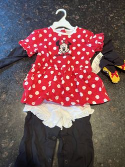 Girls Minnie Mouse Costume Dress Up