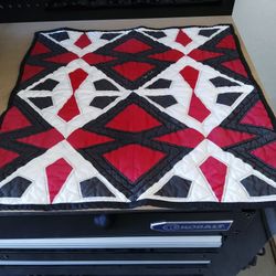 Homemade Christmas Square Table Center Decor