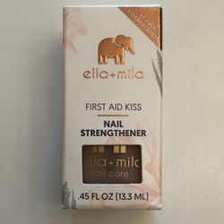 ella+mila Nail Care Nail Strengthener (First Aid Kiss) - 0.45 fl oz