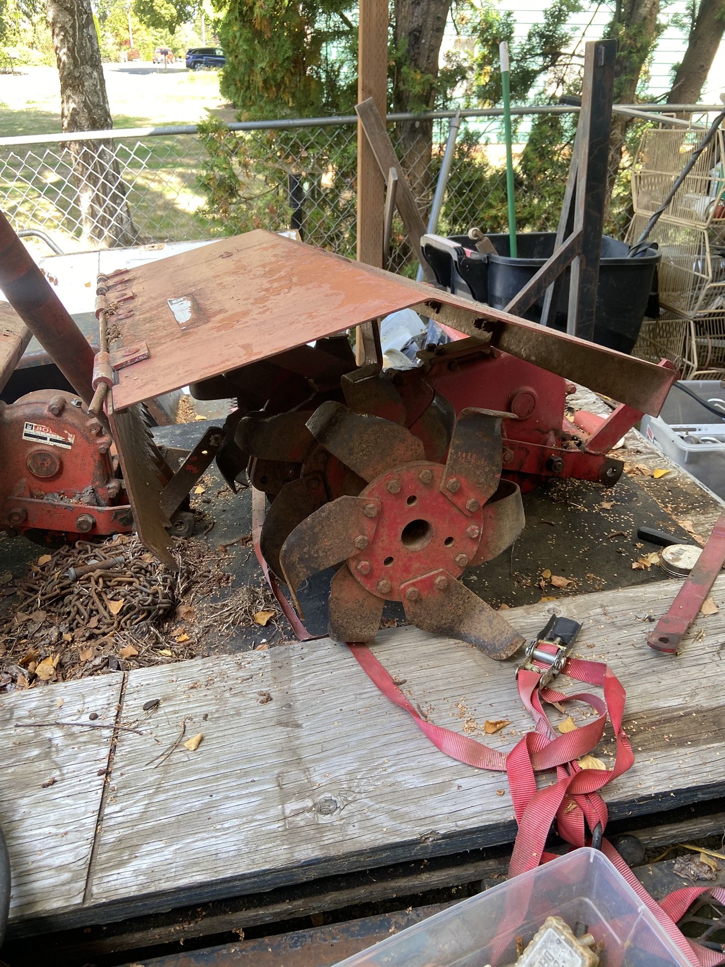 Rototiller Attachment For Bolens 1020 Garden Tractor