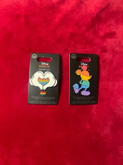 Disney Pride Collection Enamel Pins Set of 2
