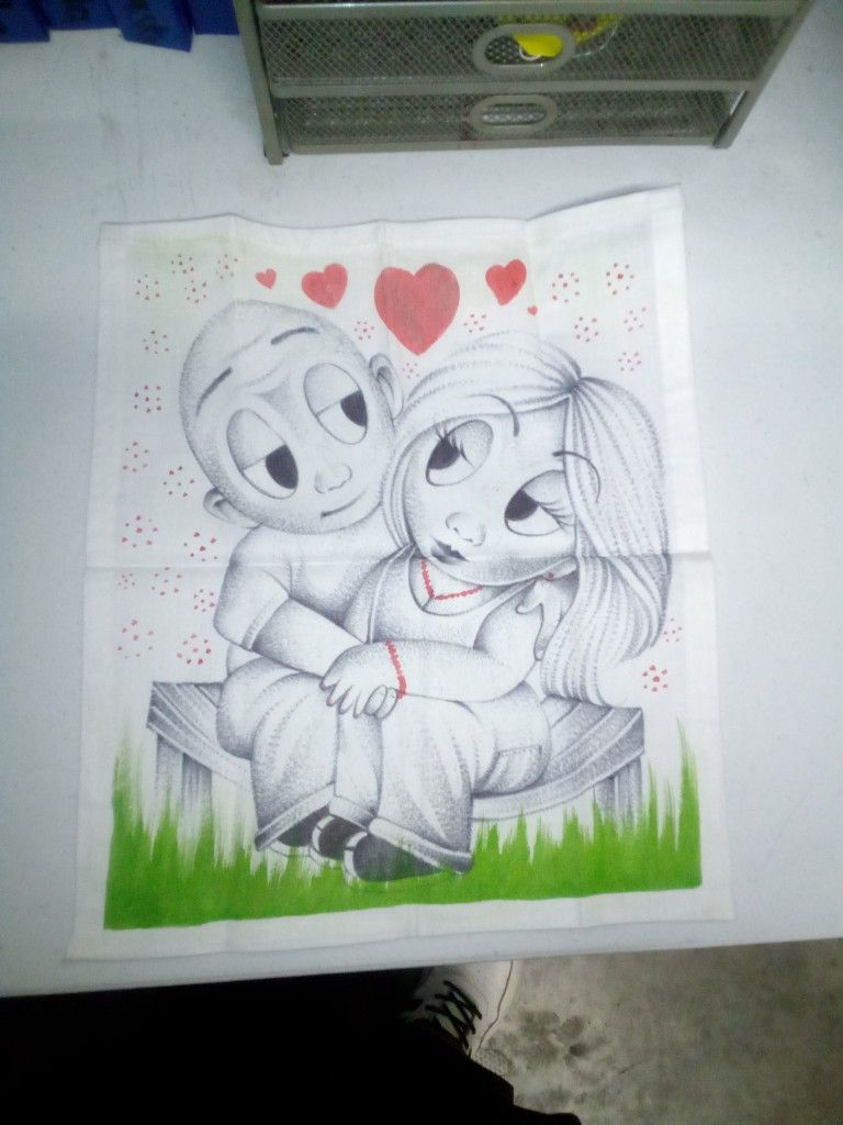 Precious moments Bed Sheet Prison Art