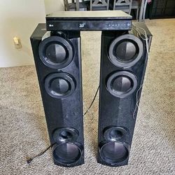 1000W 6-Ch. 3D Smart Blu-ray Home Theater System built in subwoofers