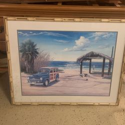 Large Wall Picture Of Hawaiian beach