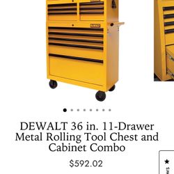 DEWALT 11-DRAWER METAL ROLLING TOOL CHEST