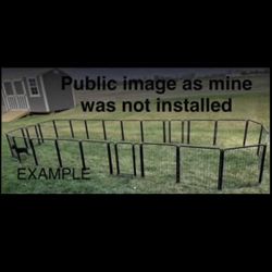 24” tall x 29.33 feet long Sturdy Metal Pet fence playpen Indoor outdoor