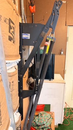 Holmes Hardware One-Piece Tilt-Up Garage Door Spring & Hinge Hardware Set – Heavy Duty