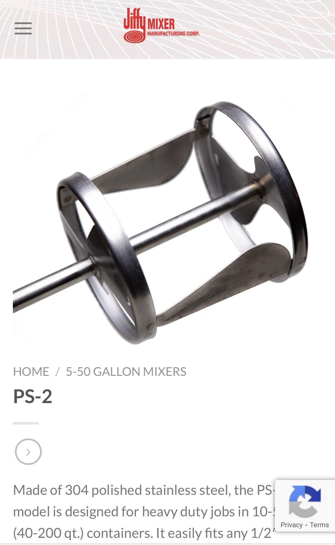 Gallon mixer 