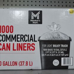 1000 Commercial Can liner 