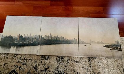 Art New York Skyline Set Of 3 Pictures