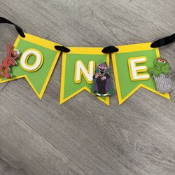 Sesame Street One Banner 
