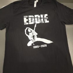 EDDIE VAN HALEN MEMORIAL T SHIRT