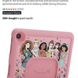Kids Fire Tablet 8” - Disney Princess