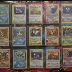 Pokemon 1st Edition Complete Fossil Set