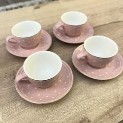 Pink Teacup Play Set