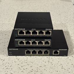 Netgear GS305, GS305EP 5 Port Switches