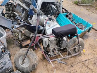 Minibike frame, mini crotch rocket minibike motorized knee clutch and brakes two motorcycles we need to wire harness