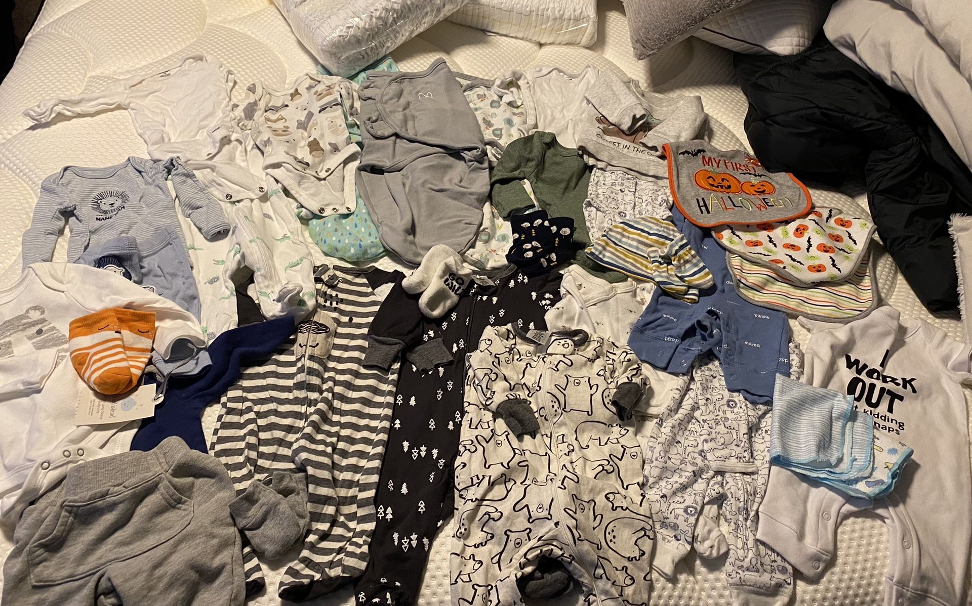 newborn baby boy lot