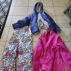Size 6-7 Girls : Snow Jacket And Pants