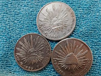 Silver Coins De 8 Reales