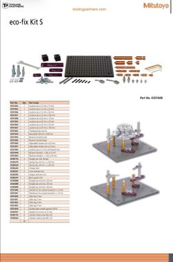 Mitutoyo K551048 Eco-Fix clamping system kit s