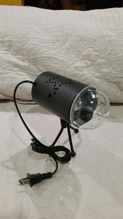 LED stage disco ball with tripod.