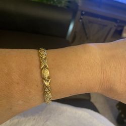 Bracelet 14k Gold Solid 