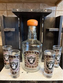 Raiders Liquor Decanter
