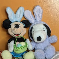 Easter Snoopy And Musical Easter Bunny Mickey Mouse