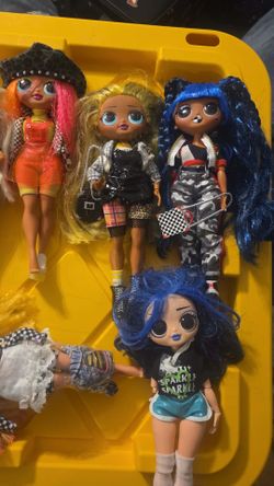 L.o.L OMG and Barbie dolls