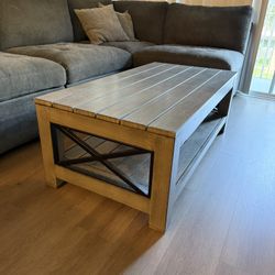 Coffee table and tv console 