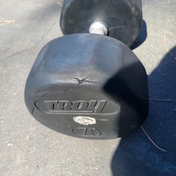 One 70lb Dumbbell 