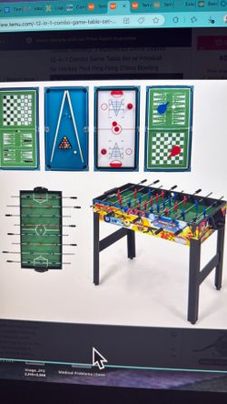 Ultimate 12 in 1 game table