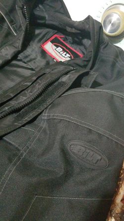 Bilt xl motorcycle jacket used shows normal wear