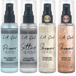 LA Girl Primer/Setting/Shimmer Spray/Makeup 