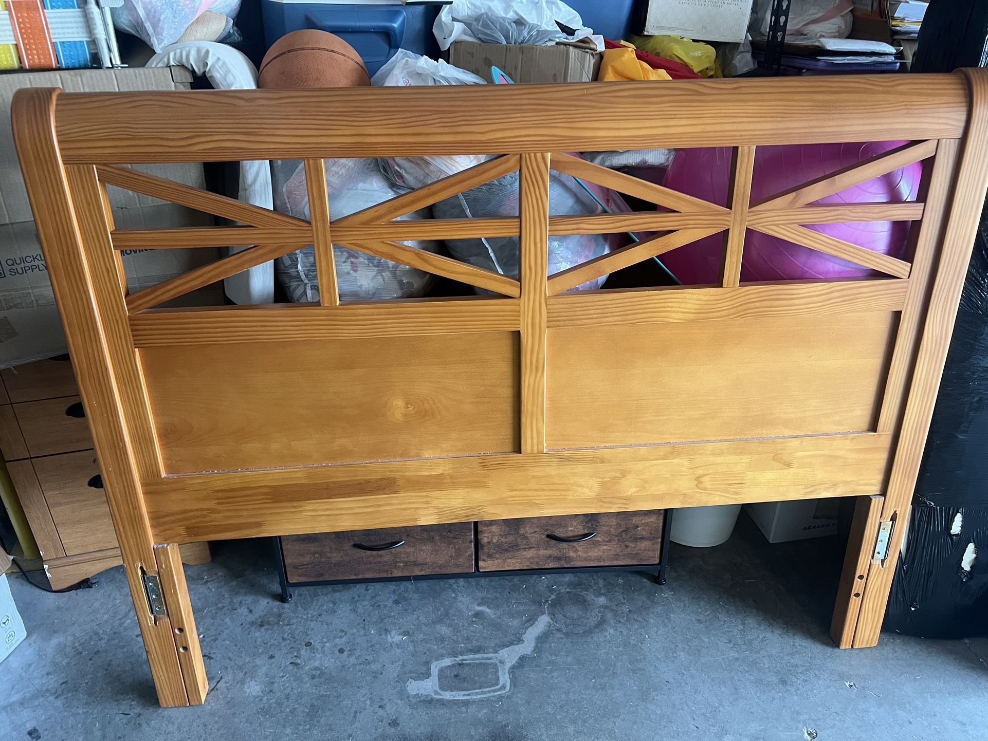 Queen Bed frame With Mattress And Box Spring 