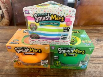 Crazy Fun Scented SmushMart Squishy Toys Set of 3