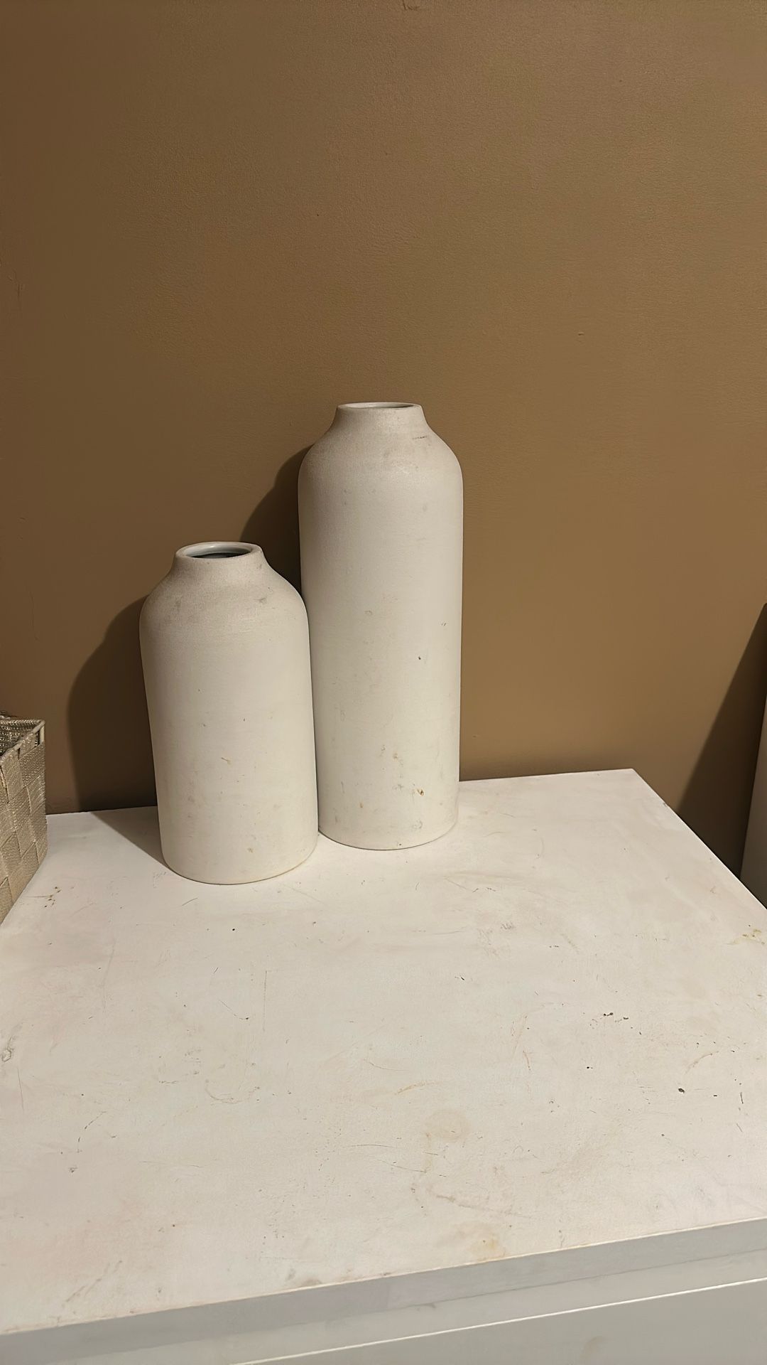 Beautiful White Vases